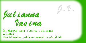 julianna vasina business card